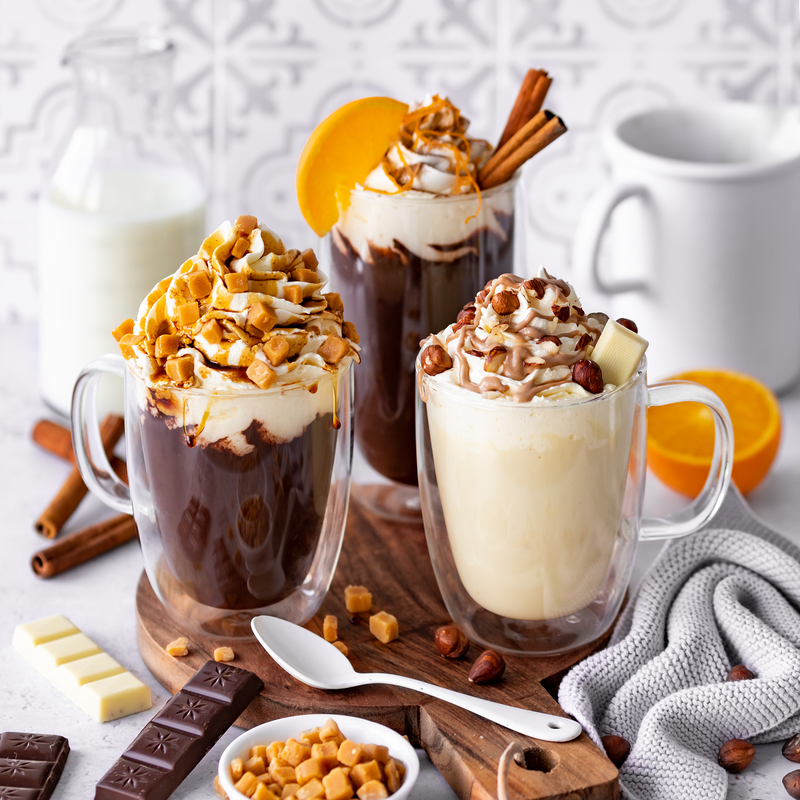 Hot Chocolate von Friends Frappé in drei Sorten