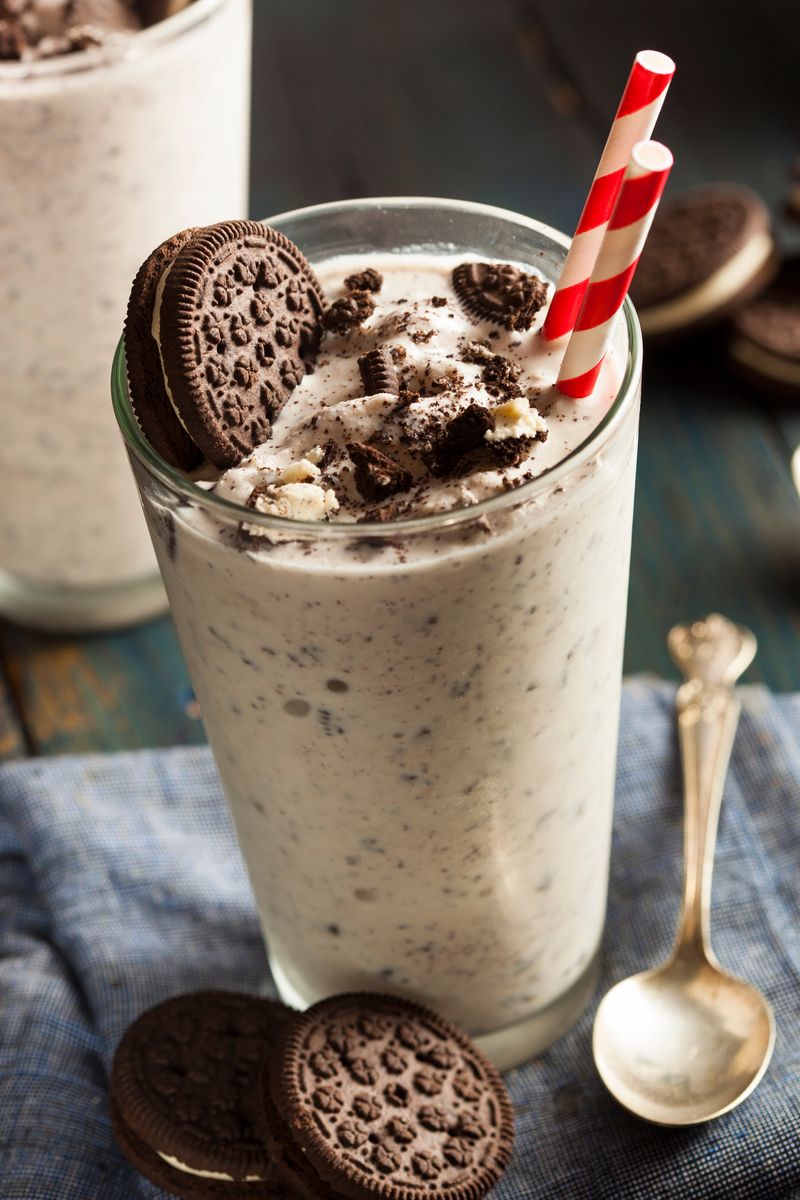 Milkshake mit Cookies