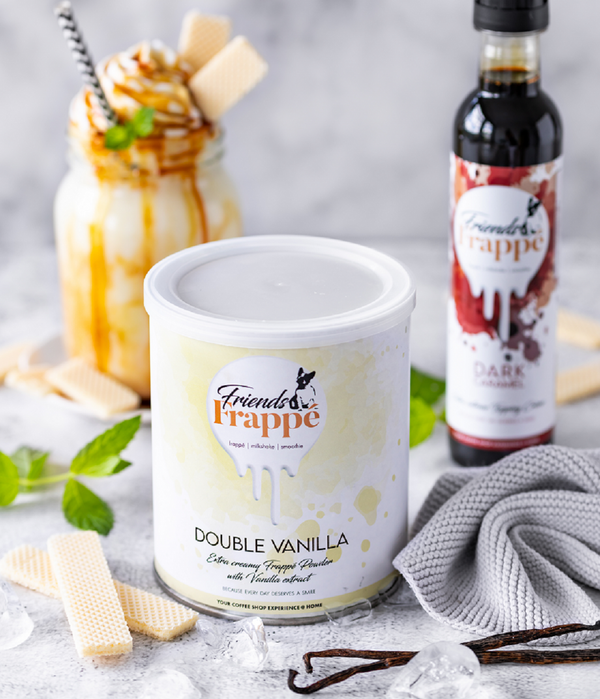 500g Vorratsdose Frappé & Shake Mix Pulver  Double Vanilla